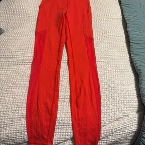 Lululemon Athletica Neon Orange Leggings